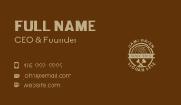 Brown Mallet Woodwork Business Card Image Preview