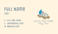 Sleeping Koala Daycare Business Card Image Preview