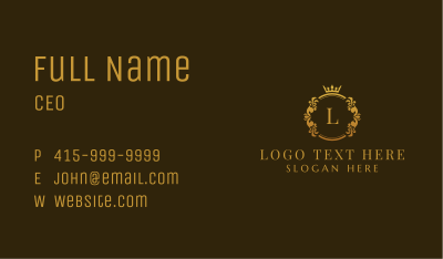 Royalty Luxury Lettermark Business Card Image Preview