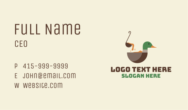 Duck Stew Soup Business Card Design Image Preview