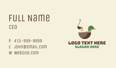 Duck Stew Soup Business Card Image Preview