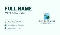 Pine Forest Lake Badge Business Card Image Preview