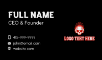 Music Fire Skull Business Card Image Preview