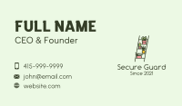 Home Ladder Garden Business Card Design