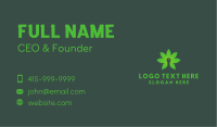 Leaf Pen Writer  Business Card Image Preview
