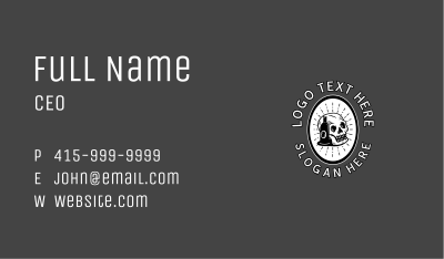 Liquor Skull Drink Business Card Image Preview