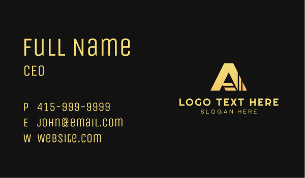 Generic Brand Company Business Card Design Image Preview