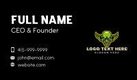 Goblin Orc Gaming Business Card Preview