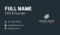 Trowel Concrete Blocks Business Card Design