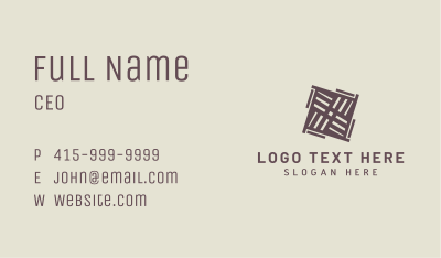 Renovation Tiling Pattern Business Card Image Preview