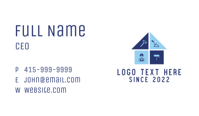 Home Improvement Contractor Business Card