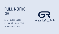 Tech Network Monogram Business Card Image Preview