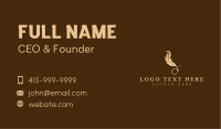 Elegant Plume Quill Business Card Image Preview