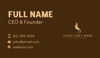 Elegant Plume Quill Business Card Preview