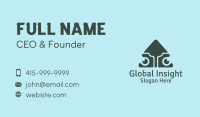 Gray Arrow Lens  Business Card Design