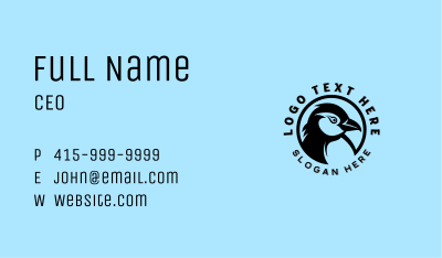 Animal Penguin Zoo Business Card Image Preview
