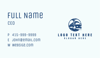 Truck Transport Logistics Business Card Image Preview