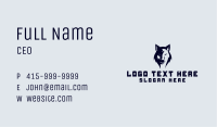 Wild Alpha Wolf Business Card Image Preview