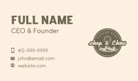 Vintage Mountain Badge Business Card Design