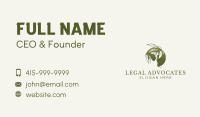 Olive Plant Hand Business Card Image Preview