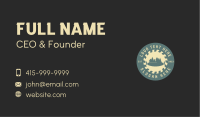 Forest Lumberjack Woodcutting Business Card Image Preview