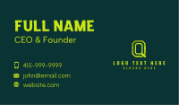 Modern Cyber Startup Business Card Image Preview