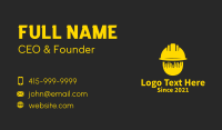 Golden Cityscape Contractor  Business Card Design