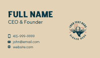 Texas Cowboy Hat Business Card Design