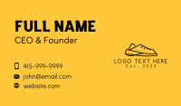 Simple Sneaker Shoe Business Card Image Preview