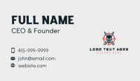 Skull Ninja Knife Business Card Image Preview