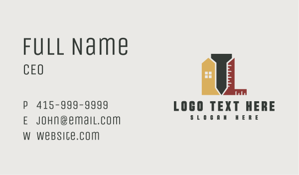 Home Structure Developer Business Card Design Image Preview