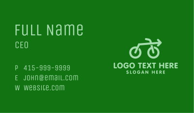 Arrow Electric Bike Business Card Image Preview