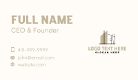 House Architect Structure Business Card Image Preview
