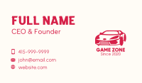 Red Sports Car Business Card Image Preview