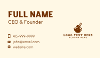 Fish Soup Bowl Business Card Design