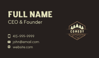 Woodwork Logging Timber Business Card Image Preview