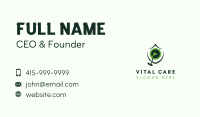 Shield Golf Course Flag Business Card Image Preview