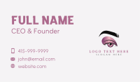Sultry Eye Makeup Business Card Image Preview