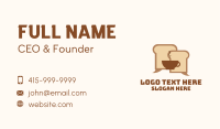 Bread Cafe Chat  Business Card Image Preview