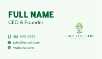 Woman Tree Lotus Spa Business Card Image Preview