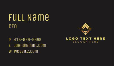 House Floor TIle Business Card Image Preview