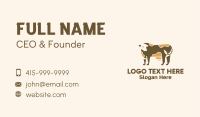 Dairy Cattle Farm Business Card Image Preview