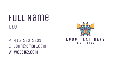Inflatable Preschool Castle Business Card Image Preview