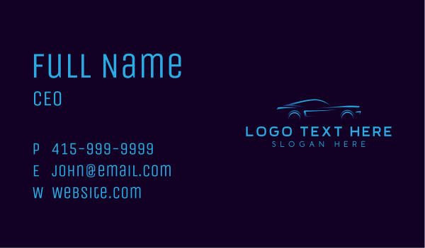 Car Automotive Garage Business Card Design Image Preview