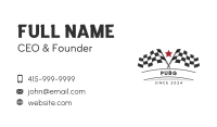 Racing Flag Automotive Business Card Image Preview