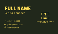 Industrial Laser Spark Business Card Design