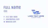 Abstract Technology Company Business Card Image Preview