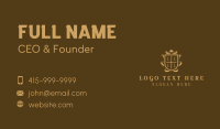 Shield Royal Wreath Business Card Image Preview