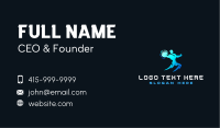 Lightning Bold Human Business Card Image Preview