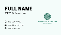 Nature Hair Person Business Card Image Preview